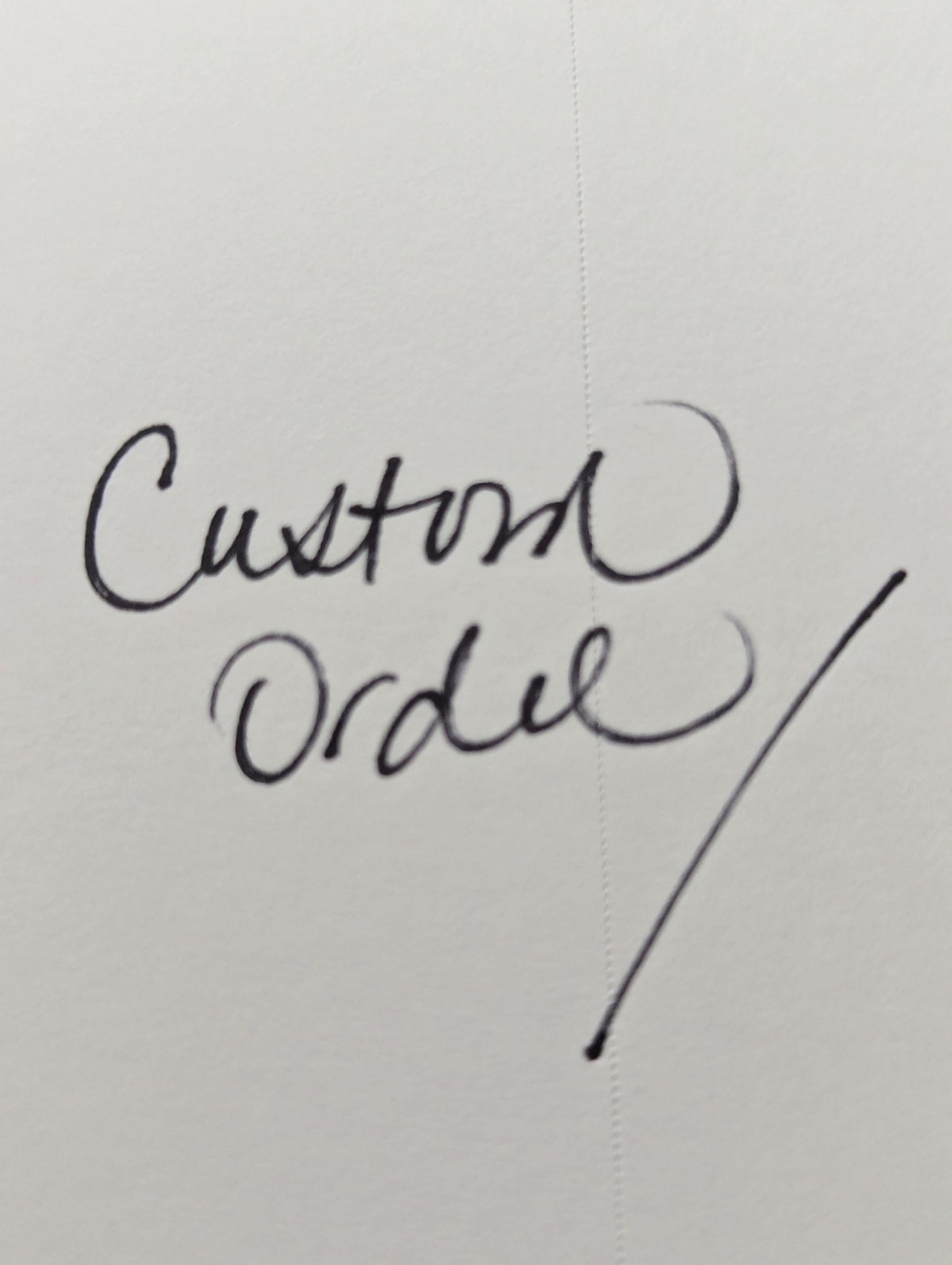 Custom Order for "L"